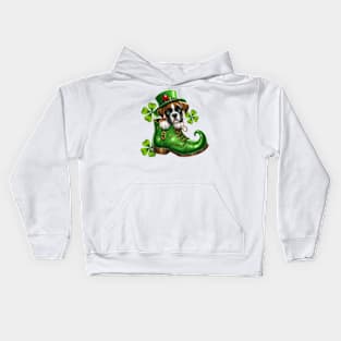 Boxer Dog Shoes For Patricks Day Kids Hoodie